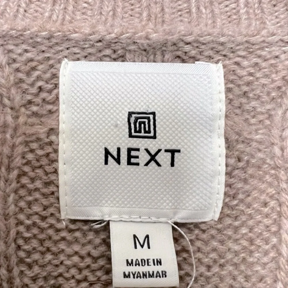 Men’s Cable Knit Sweater Wool Blend Neutral Tan